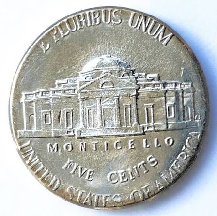 2014-P nickel Design Creep error — inscriptions crowding the rim on reverse